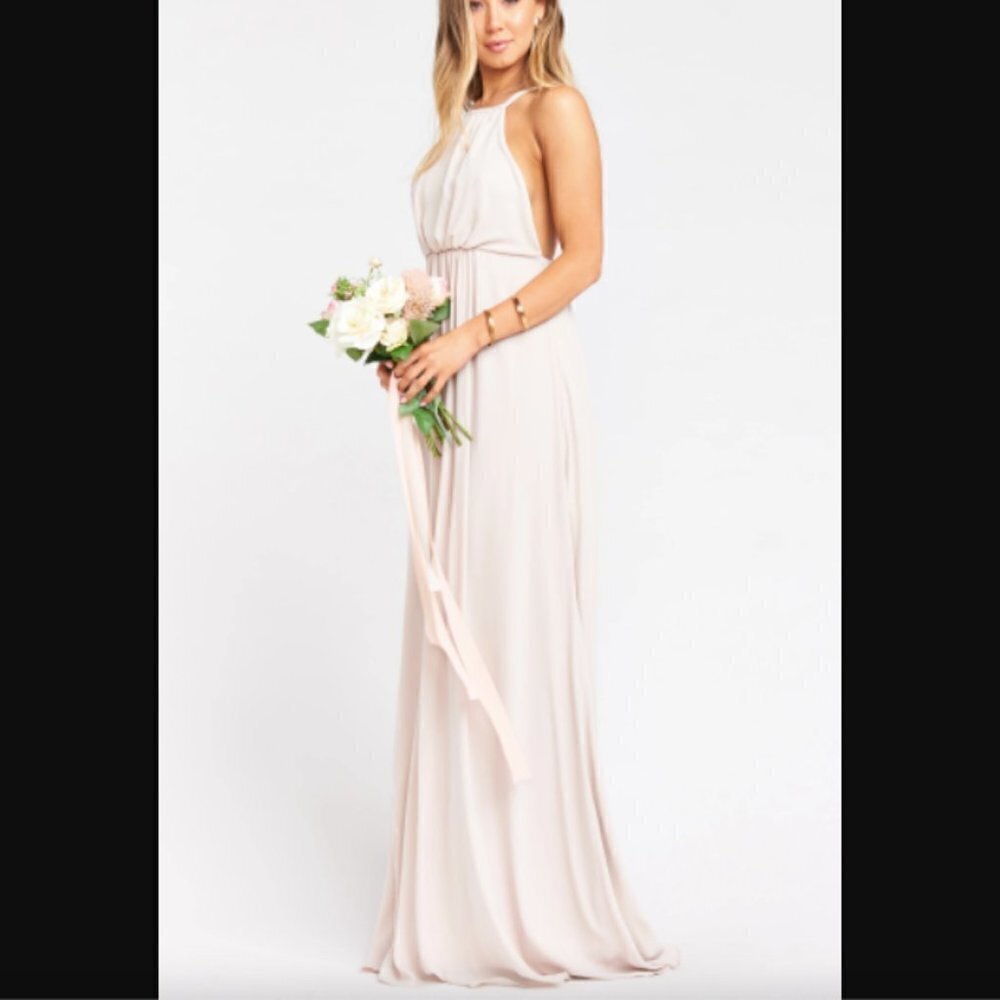 Show Me Your Mumu Amanda Maxi‎ Dress in Show Me The Ring Crisp sz M